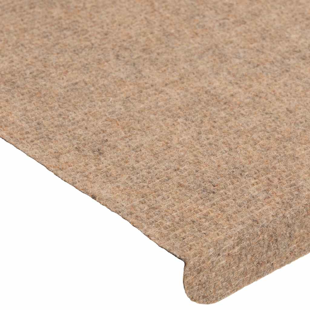 Stufenmatten Selbstklebend 15 Stk. 65x24,5x3,5 cm Beige