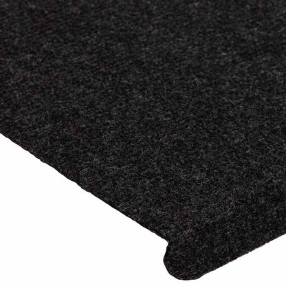 Stufenmatten Selbstklebend 15 Stk. 65x24,5x3,5 cm Schwarz