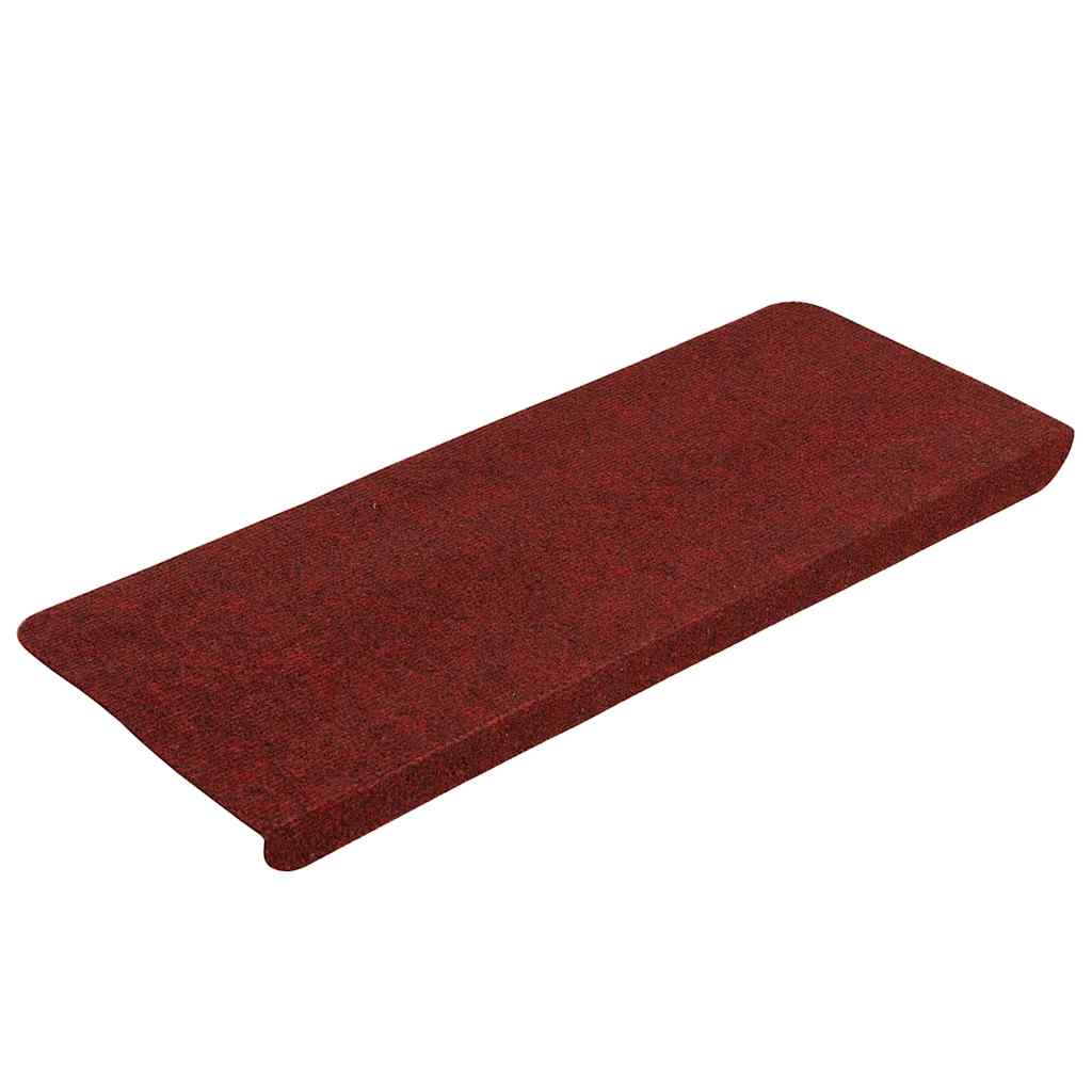Stufenmatten Selbstklebend 15 Stk. 65x24,5x3,5 cm Rot