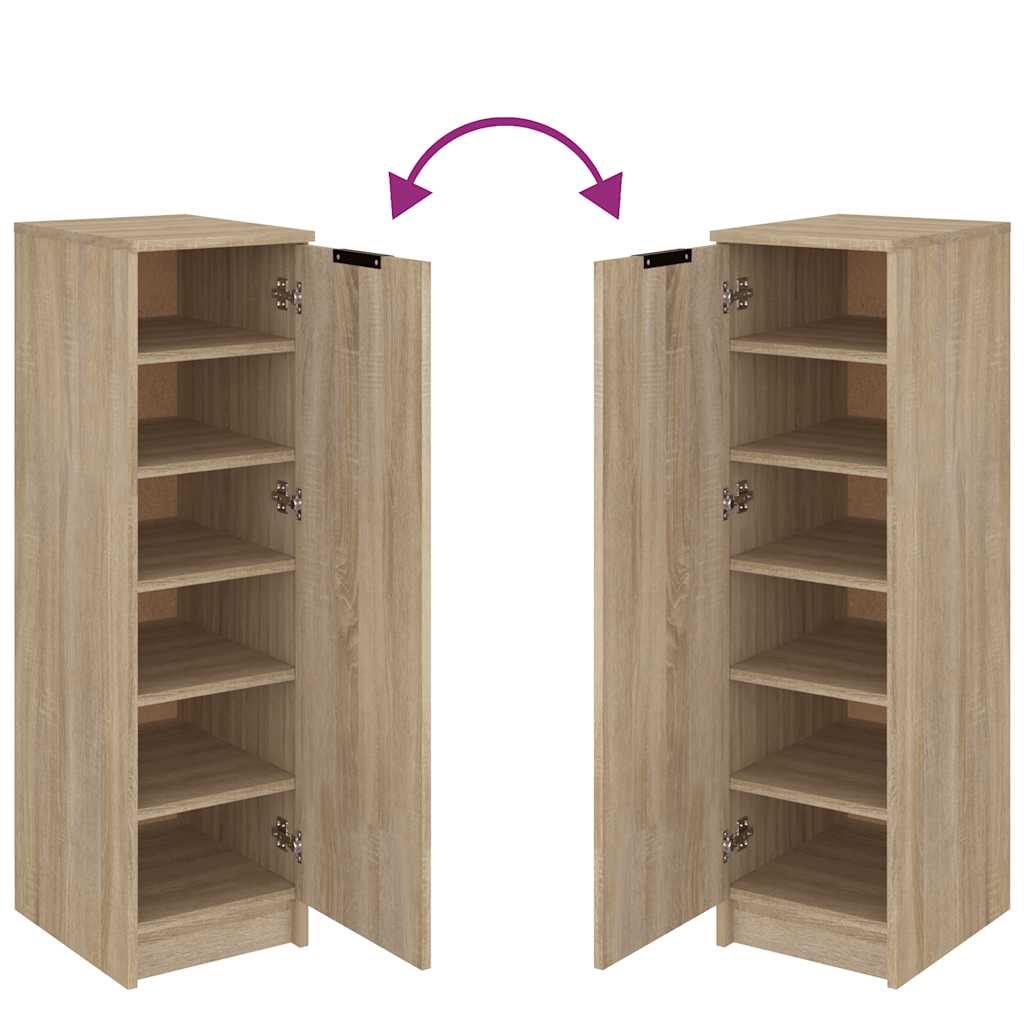 Schuhschrank Sonoma-Eiche 30x35x100 cm Holzwerkstoff