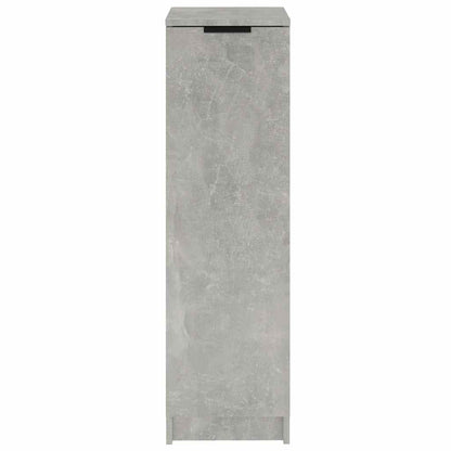 Schuhschrank Betongrau 30x35x100 cm Holzwerkstoff