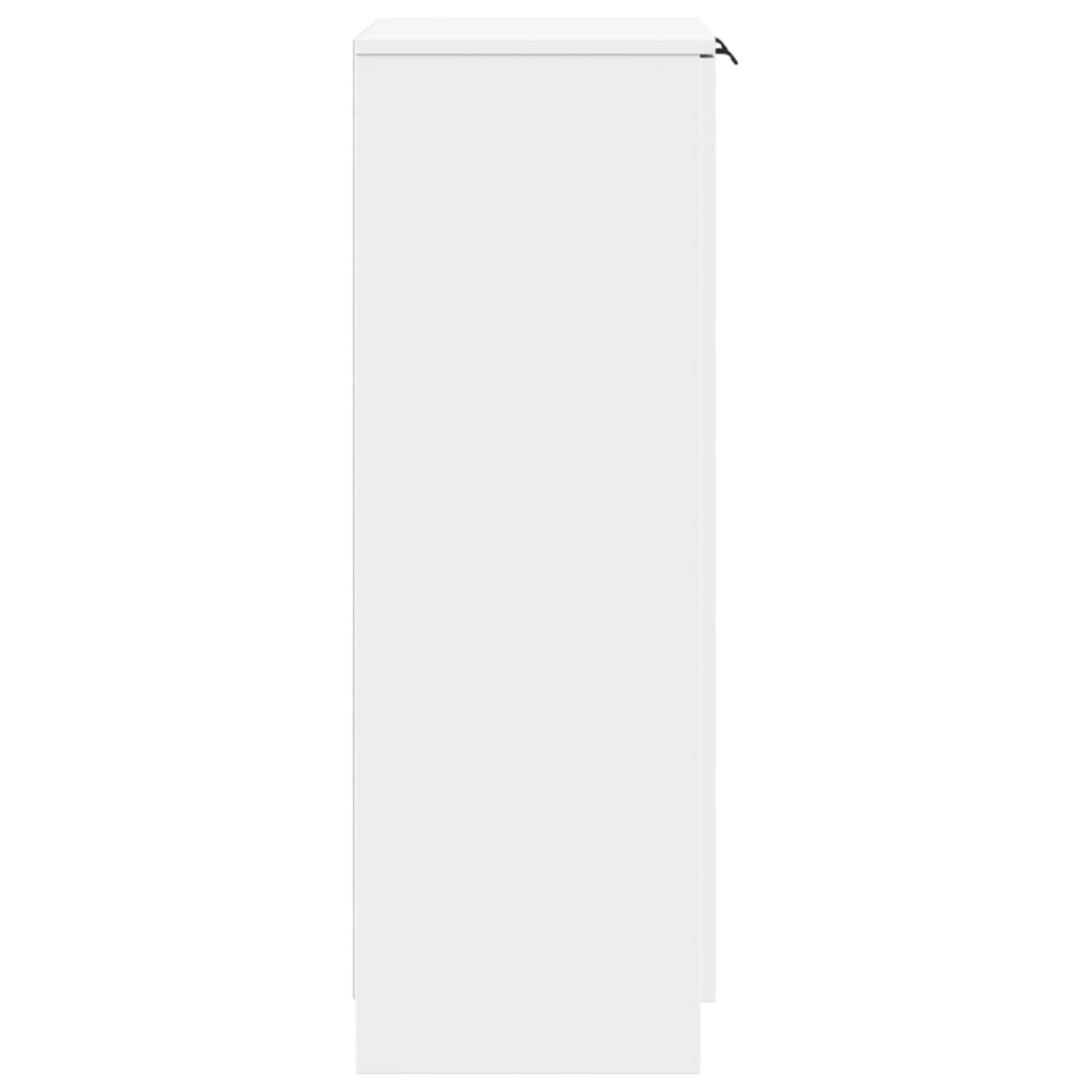 Schuhschrank Weiß 59x35x100,5 cm Holzwerkstoff