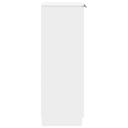 Schuhschrank Weiß 59x35x100,5 cm Holzwerkstoff