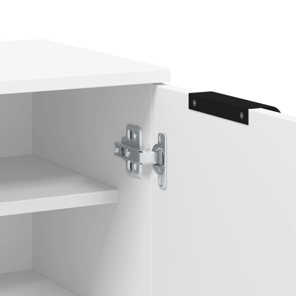 Schuhschrank Weiß 59x35x100,5 cm Holzwerkstoff