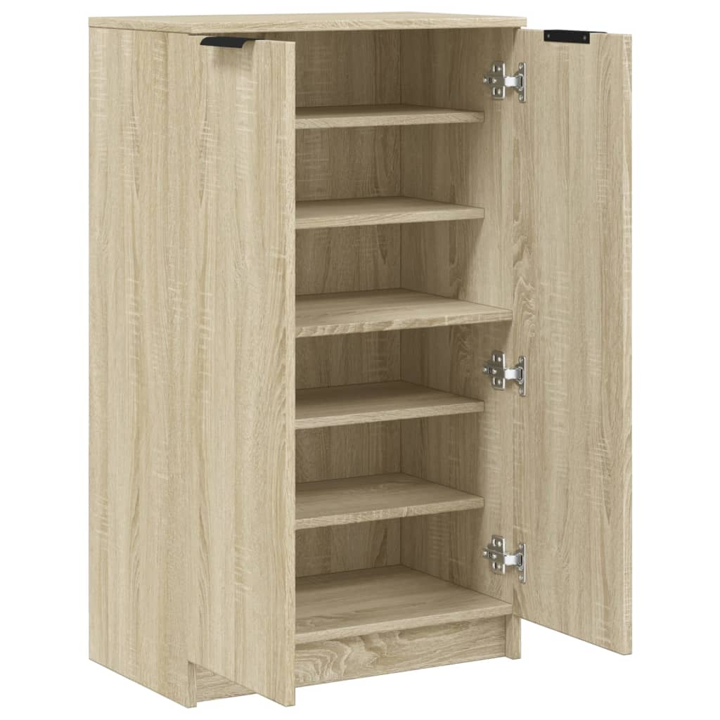 Schuhschrank Sonoma-Eiche 59x35x100,5 cm Holzwerkstoff