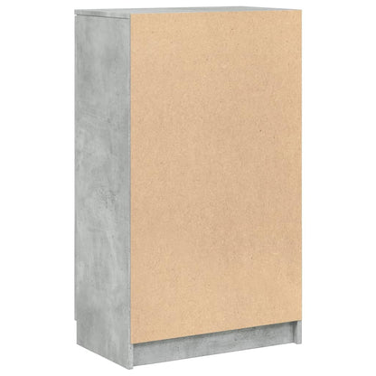 Schuhschrank Betongrau 59x35x100,5 cm Holzwerkstoff