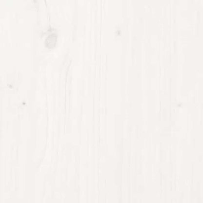 Schminktisch mit Spiegel Weiß Massivholz Kiefer