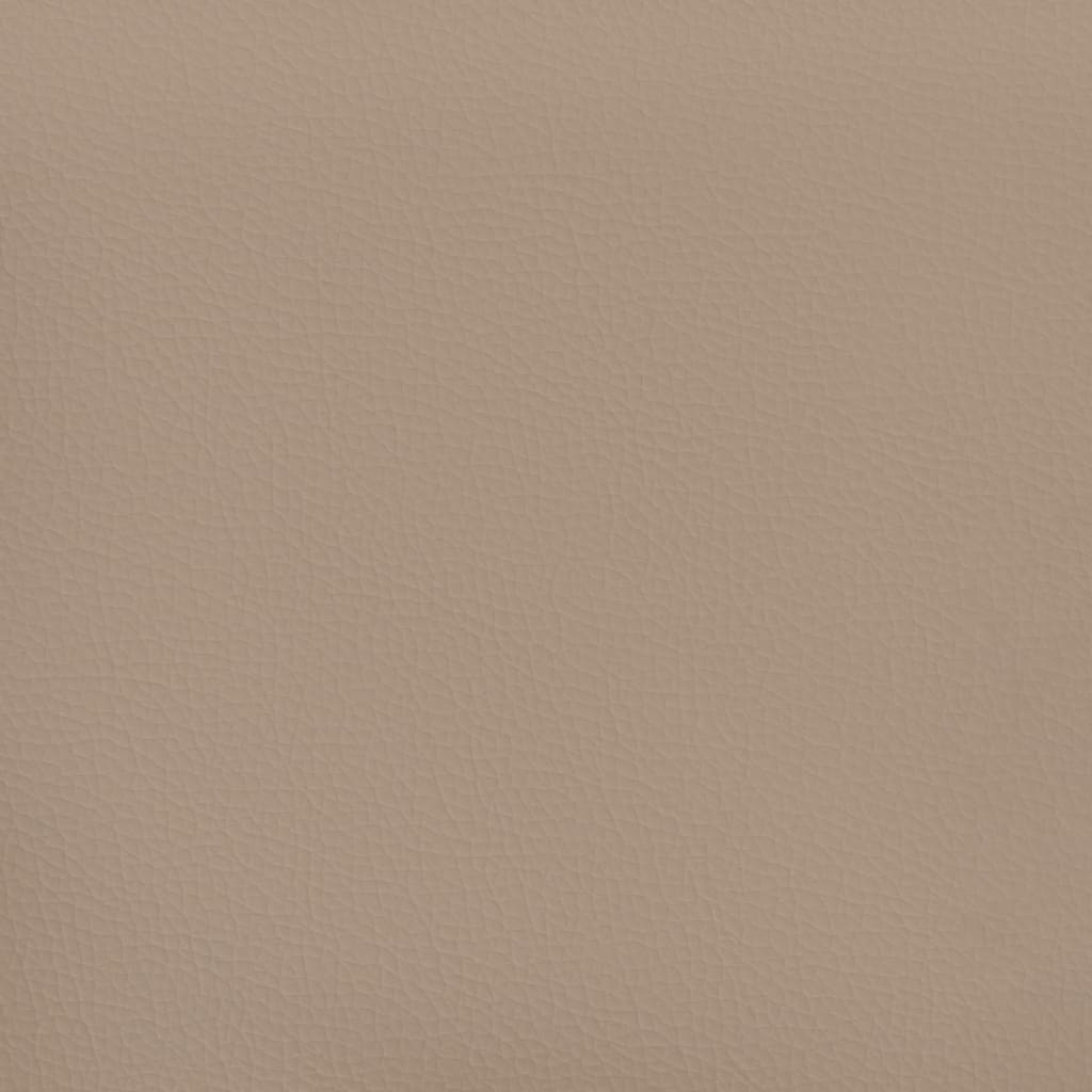 Sitzbank Cappuccino-Braun 70x30x30 cm Kunstleder