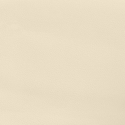 Sitzbank Creme 100x30x30 cm Kunstleder