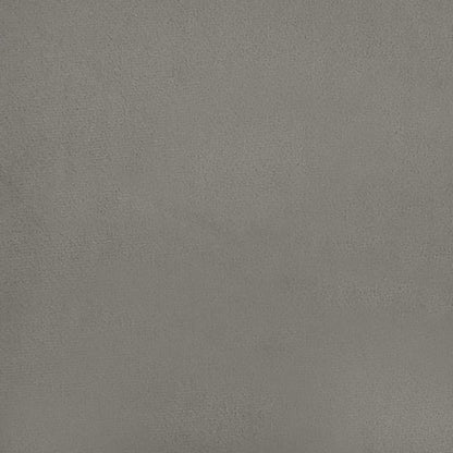 Sitzbank Hellgrau 100x30x30 cm Samt