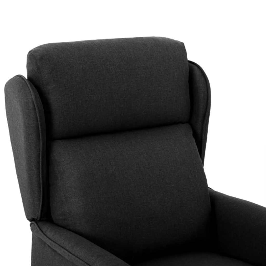 Massagesessel mit Kissen Schwarz 67.5 x 93.5 x 101.5 cm Stoff