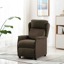 Massagesessel Braun 67.5 x 93.5 x 101.5 cm Stoff und Schaum