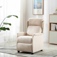 Massagesessel mit Kissen Creme 67.5 x 93.5 x 101.5 cm Stoff