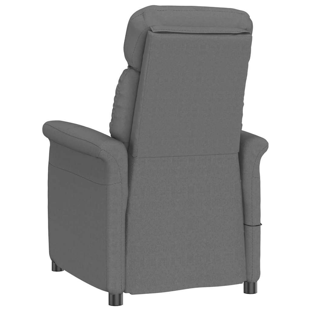 Massagesessel Dunkelgrau 70.5 x 96.5 x 95 cm Polyester