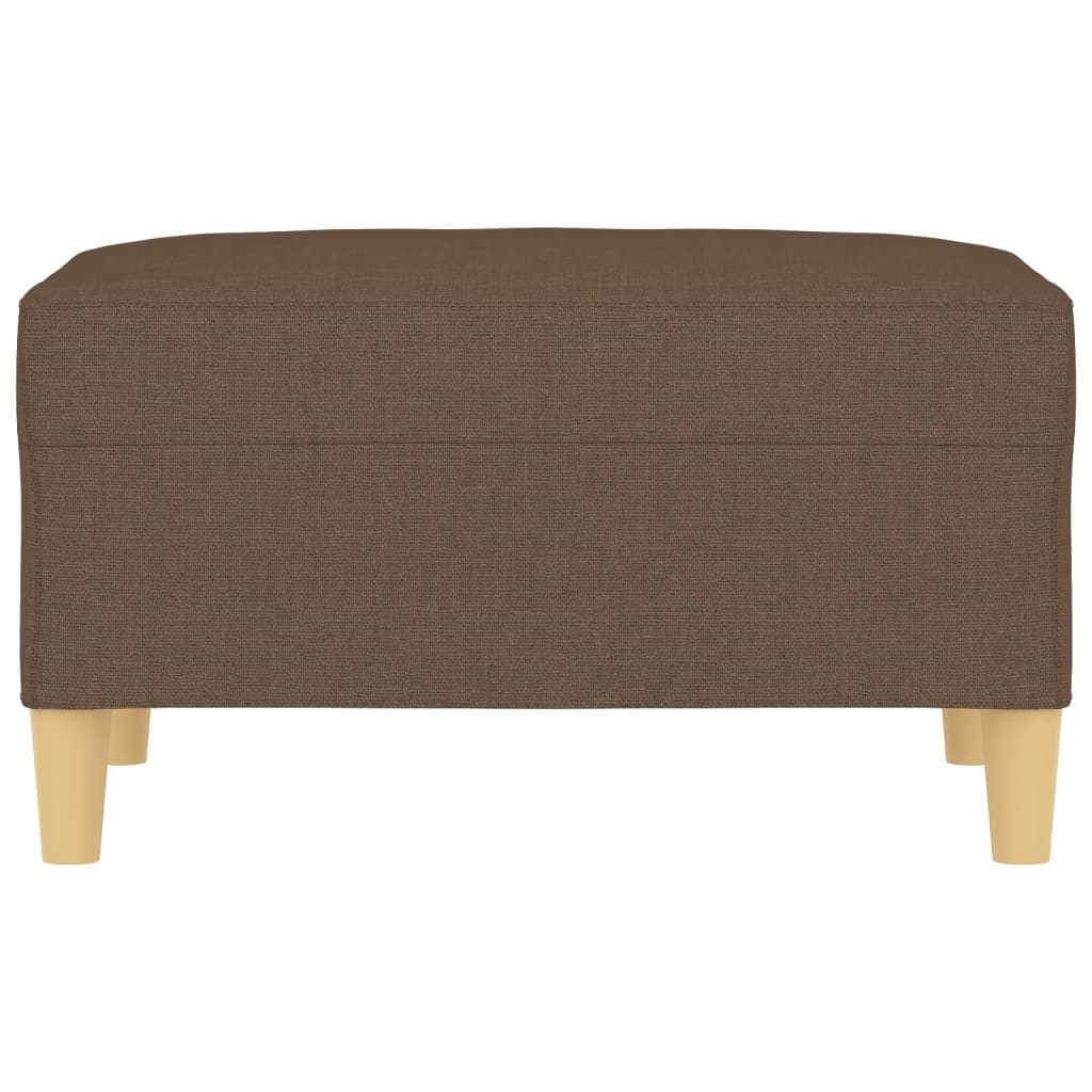 Fußhocker Braun 70x55x41 cm Stoff