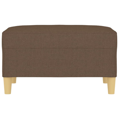 Fußhocker Braun 70x55x41 cm Stoff