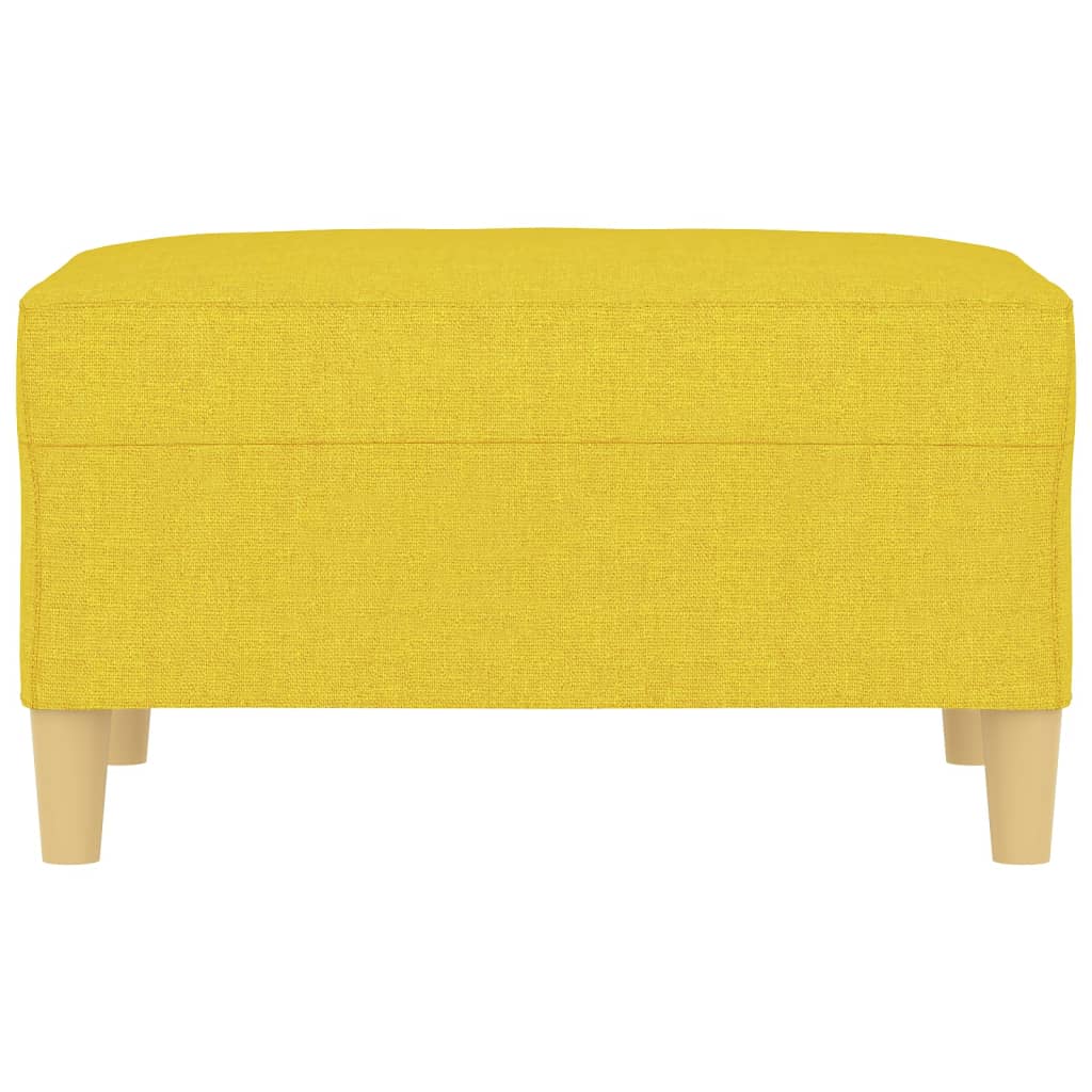 Fußhocker Hellgelb 70x55x41 cm Stoff