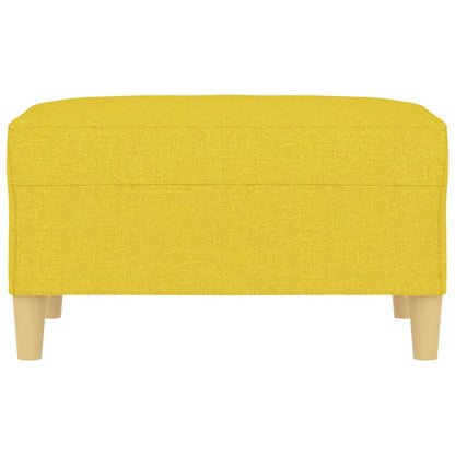 Fußhocker Hellgelb 70x55x41 cm Stoff