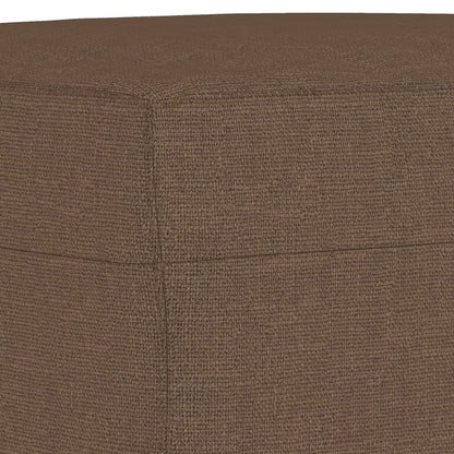Fußhocker Braun 60x50x41 cm Stoff