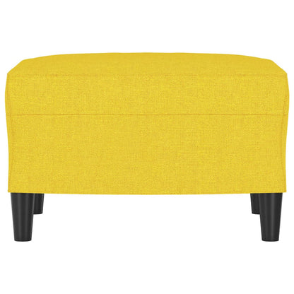 Fußhocker Hellgelb 60x50x41 cm Stoff