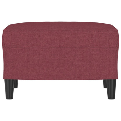 Fußhocker Weinrot 60x50x41 cm Stoff