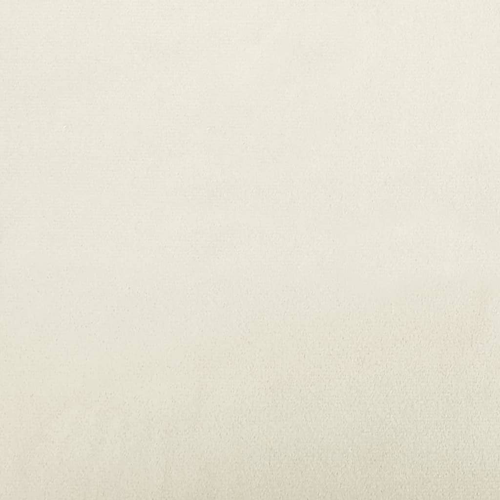 Fußhocker Creme 60x50x41 cm Samt