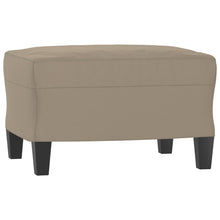 Fußhocker Taupe 60x50x41 cm Mikrofasergewebe