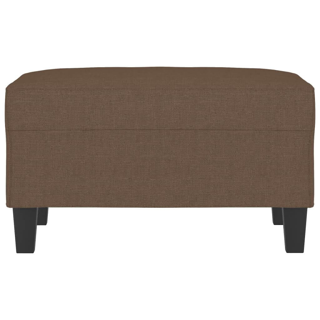 Fußhocker Braun 70x55x41 cm Stoff