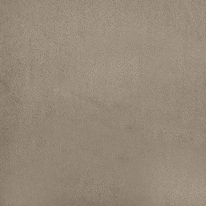 Fußhocker Taupe 70x55x41 cm Mikrofasergewebe