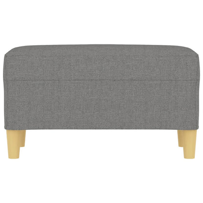 Sitzbank Dunkelgrau 70x35x41 cm Stoff