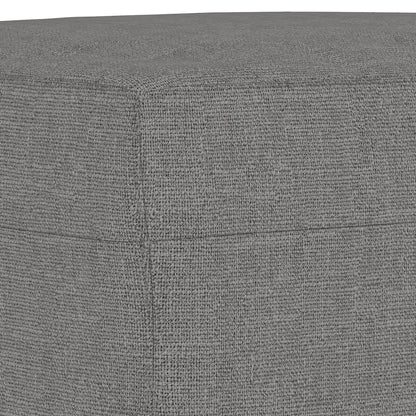 Sitzbank Dunkelgrau 70x35x41 cm Stoff