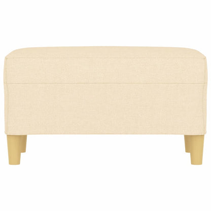 Sitzbank Creme 70x35x41 cm Stoff