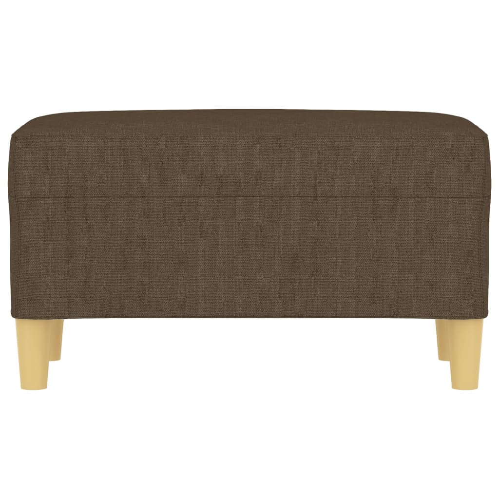 Sitzbank Braun 70x35x41 cm Stoff