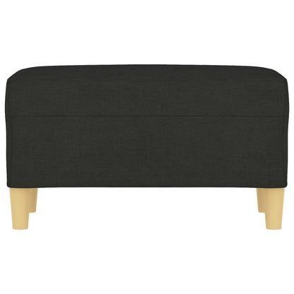 Sitzbank Schwarz 70x35x41 cm Stoff