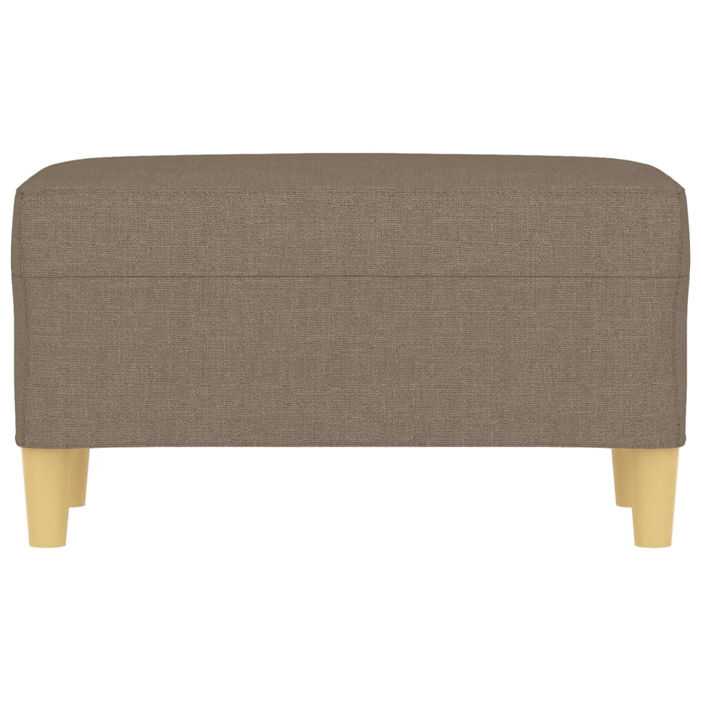 Sitzbank Taupe 70x35x41 cm Stoff