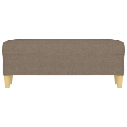 Sitzbank Taupe 100x35x41 cm Stoff