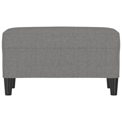 Sitzbank Dunkelgrau 70x35x41 cm Stoff