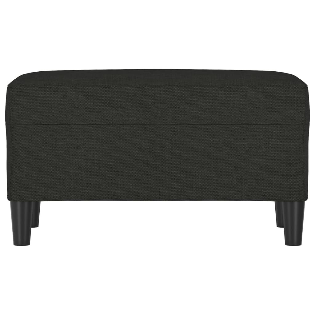 Sitzbank Schwarz 70x35x41 cm Stoff