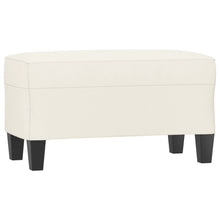 Sitzbank Creme 70x35x41 cm Kunstleder