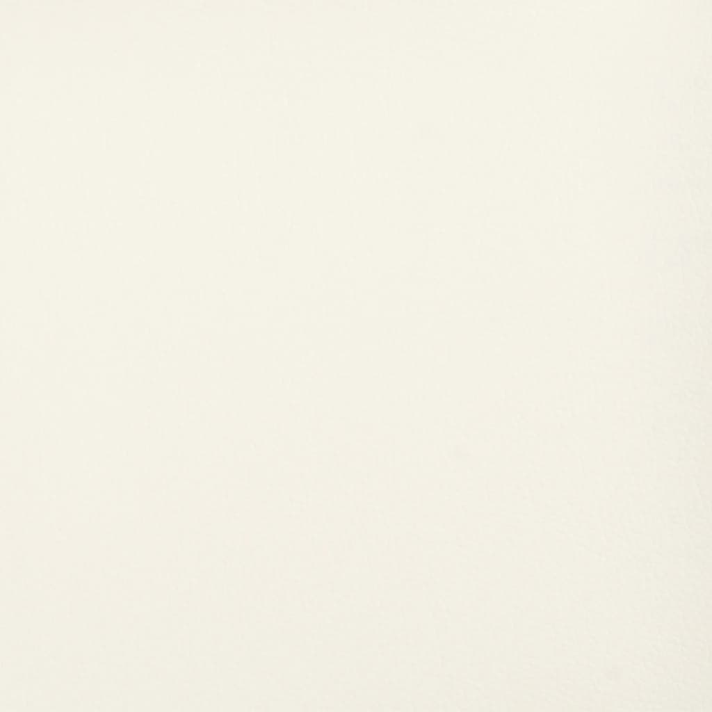 Sitzbank Creme 70x35x41 cm Kunstleder