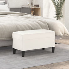 Sitzbank Creme 70x35x41 cm Kunstleder