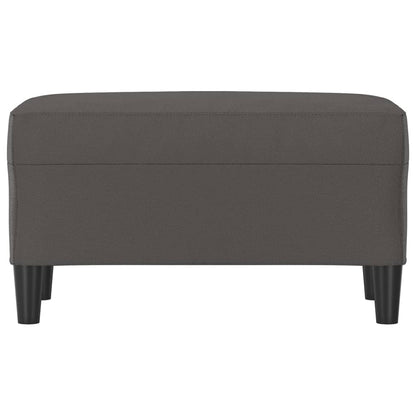 Sitzbank Grau 70x35x41 cm Kunstleder