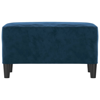 Sitzbank Blau 70x35x41 cm Samt