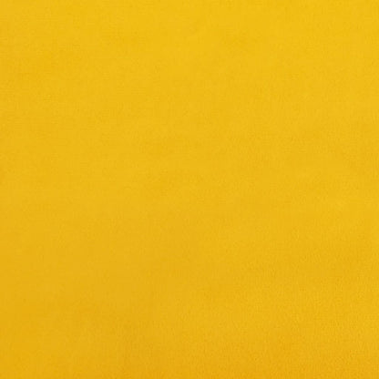 Sitzbank Gelb 100x35x41 cm Samt