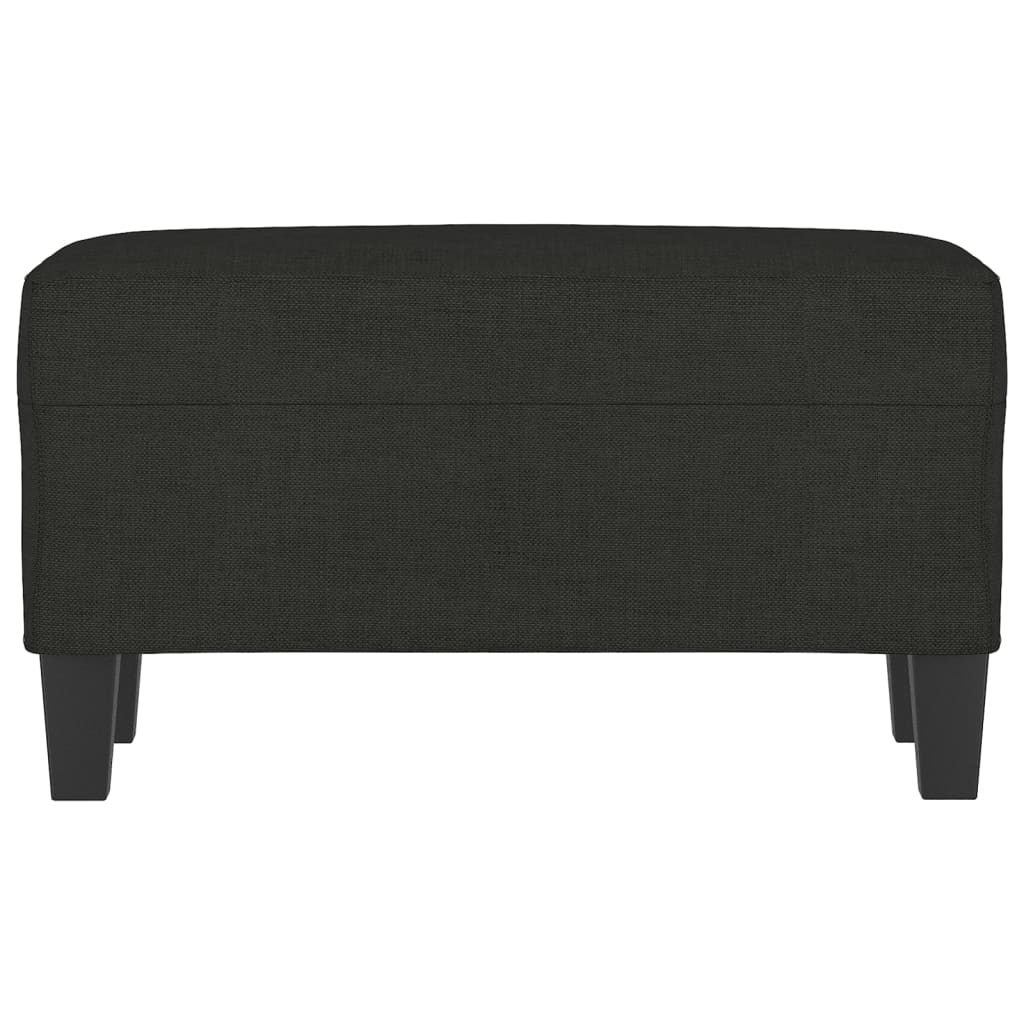 Sitzbank Schwarz 70x35x41 cm Stoff