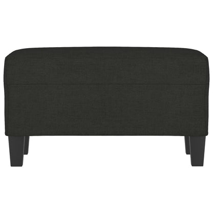 Sitzbank Schwarz 70x35x41 cm Stoff