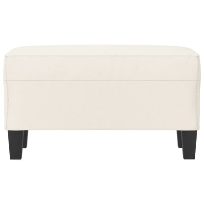 Sitzbank Creme 70x35x41 cm Kunstleder