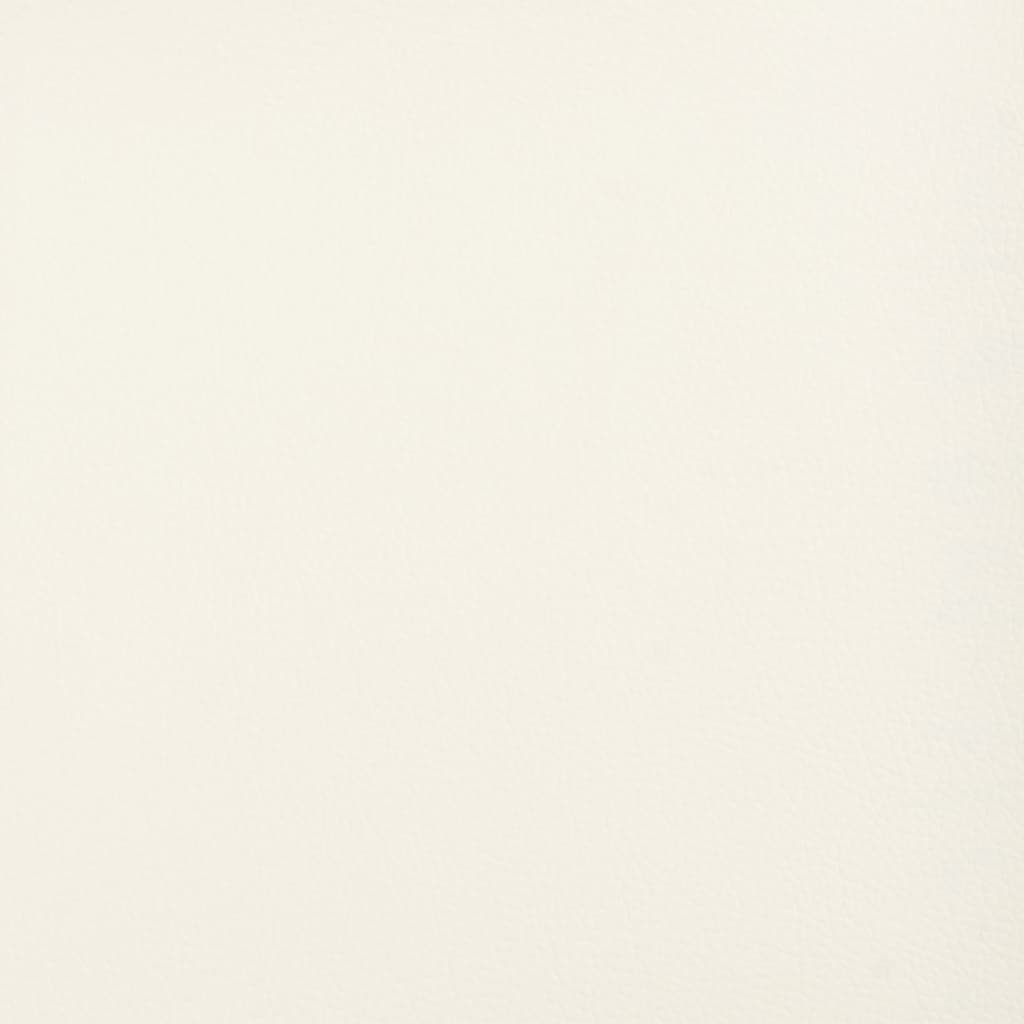 Sitzbank Creme 70x35x41 cm Kunstleder