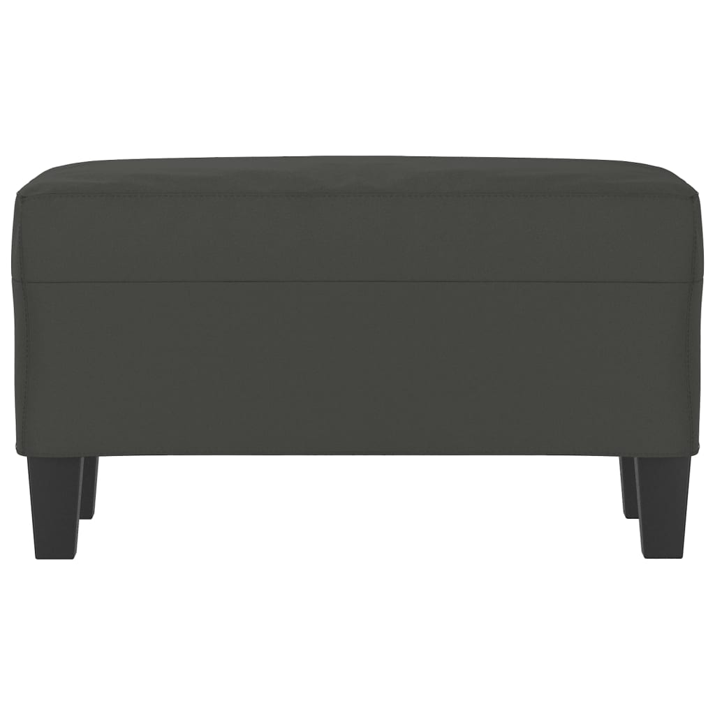 Sitzbank Dunkelgrau 70x35x41 cm Mikrofasergewebe