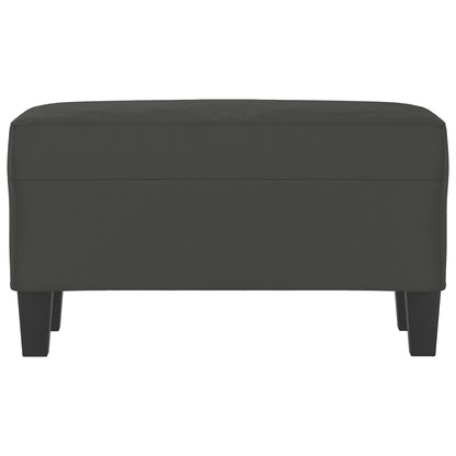 Sitzbank Dunkelgrau 70x35x41 cm Mikrofasergewebe